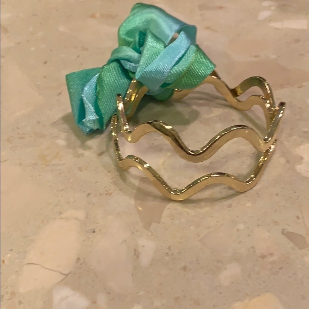 Gold tone bracelets